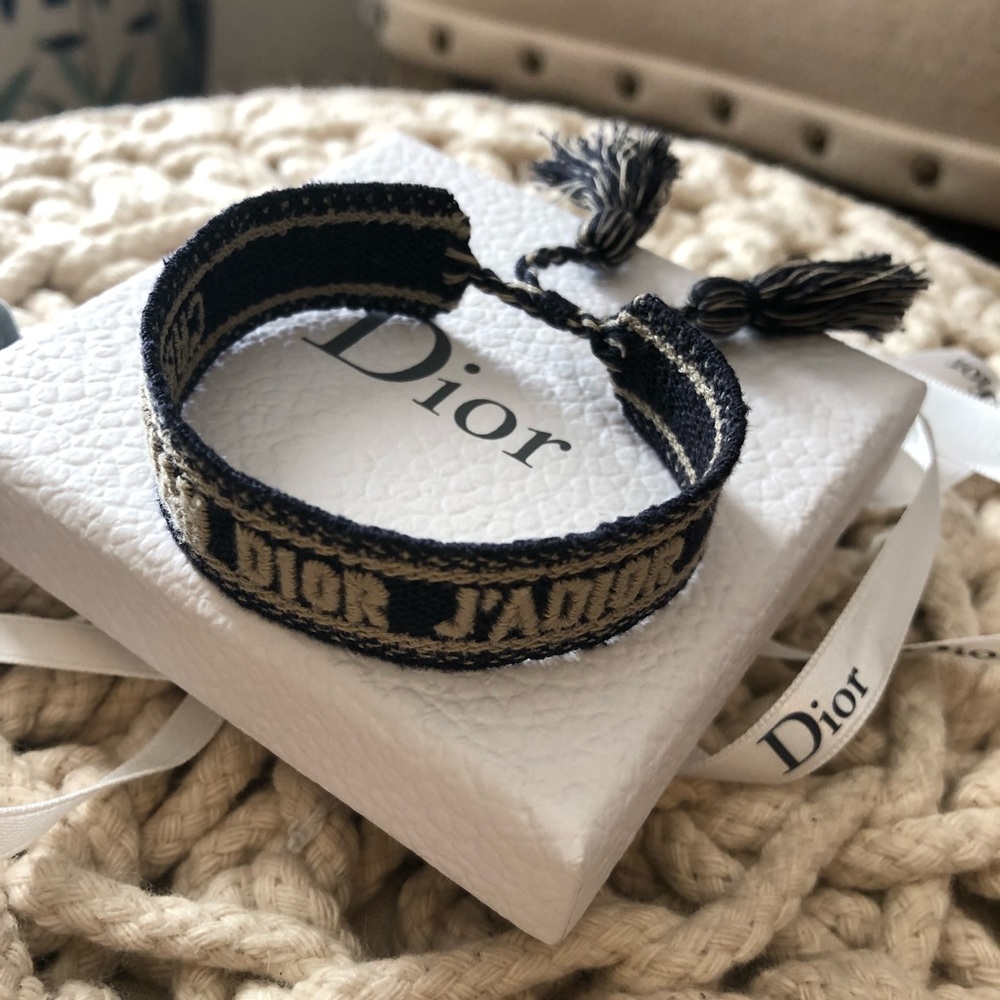 Christian Dior Woven Friendship bracelet